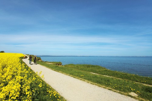 Vom Strand geht es mit dem Fahrrad ins Hinterland der Holsteinischen Schweiz. Foto: djd/Timmendorfer Strand Niendorf Tourismus