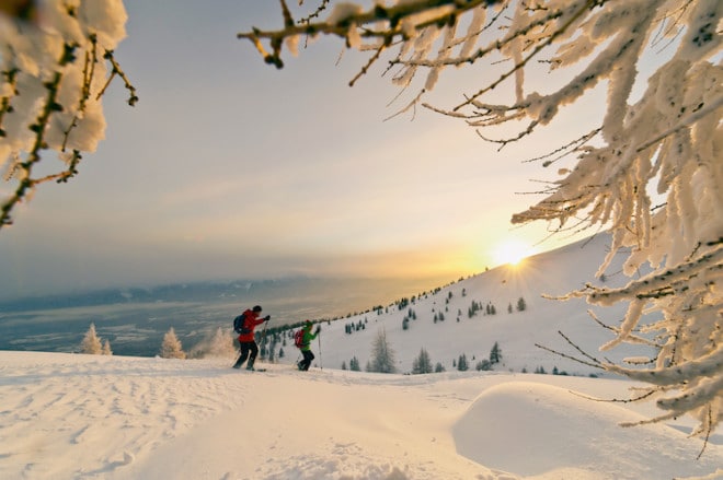 Die Gerlitzen Alpe mit über 1.900 Metern Seehöhe ist ein wahres Freizeiteldorado. Ob Skifahrer, Langläufer oder Schneeschuhwanderer – hier kommt jeder Winterfreund auf seine Kosten. (Foto: epr/Franz Gerdl/KW)