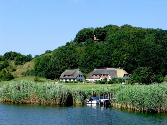 Blick auf das Logis-Hotel Moritzdorf. Copyright: Logis-Hotel Moritzdorf