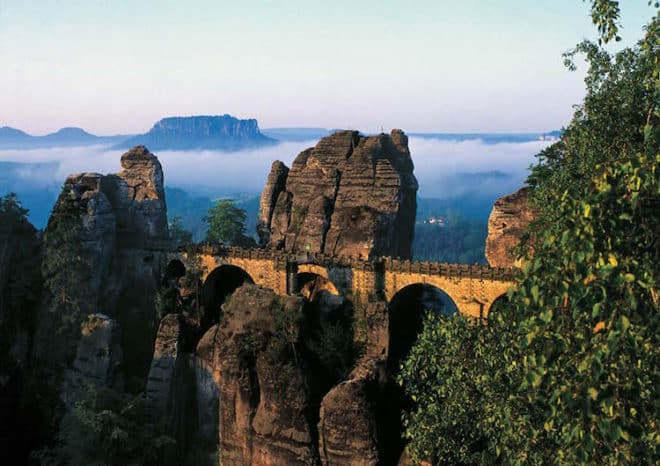 Sächsische Schweiz Basteibrücke Foto: Frank Richter