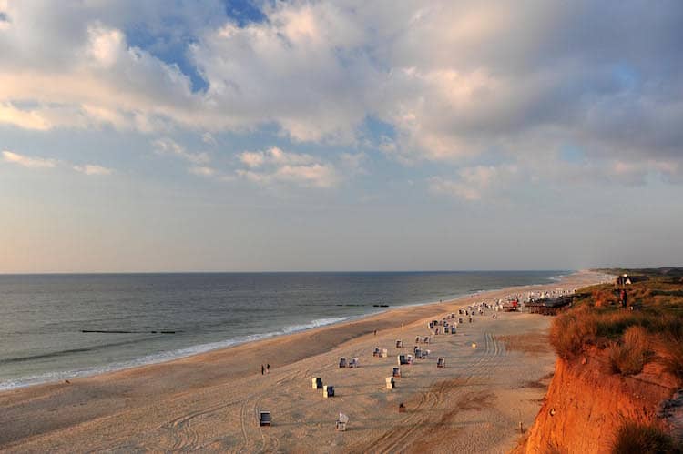 Strand und Rotes Kliff Kampen Foto: © Sylt Marketing l Holger Widera_ 