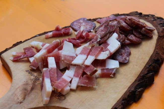 Südtiroler Speck und Wurstwaren gehören einfach immer dazu...