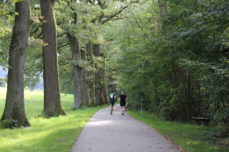 Joggen ist nur eine Alternative die am Klosterhof praktiziert werden kann 