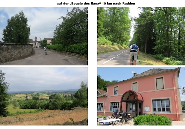 Radtour in der Region Bourgogne-Franche-Comté