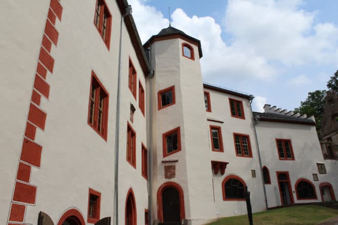 Die Mildenburg war Sitz der erzbischöflichen Burggrafen.