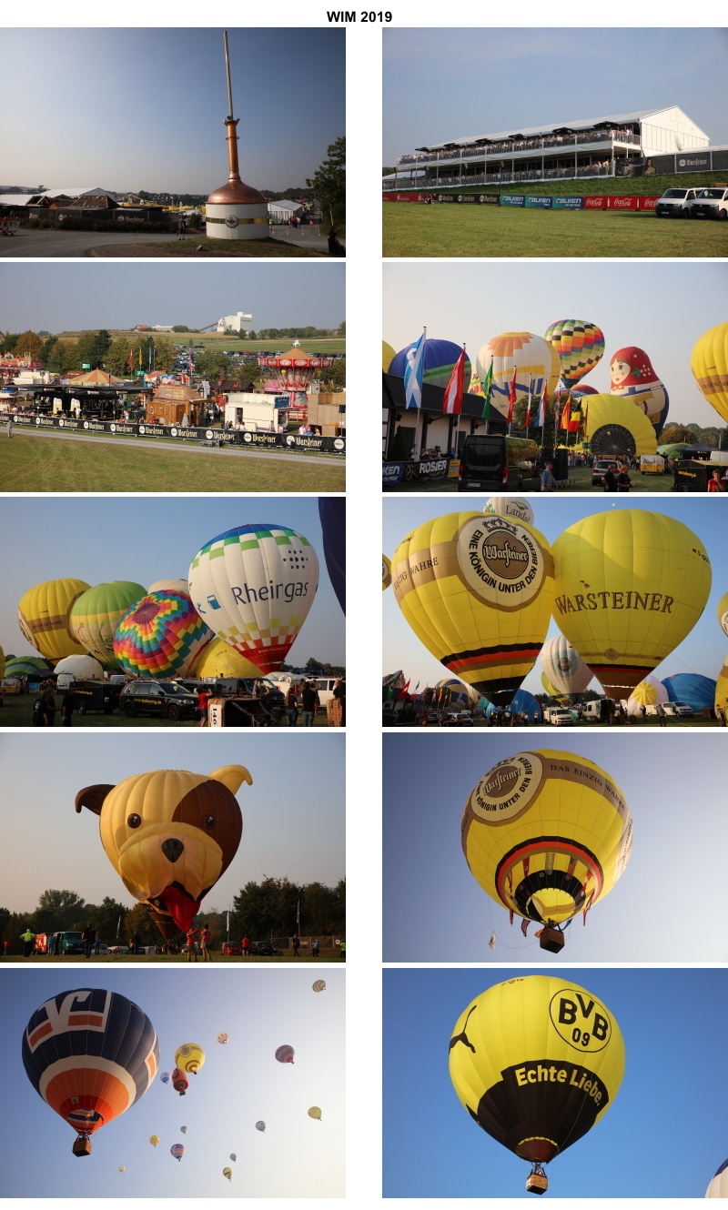 Ballonfahrer aus aller Welt trafen sich zur 29. Warsteiner Internationale Montgolfiade (WIM)