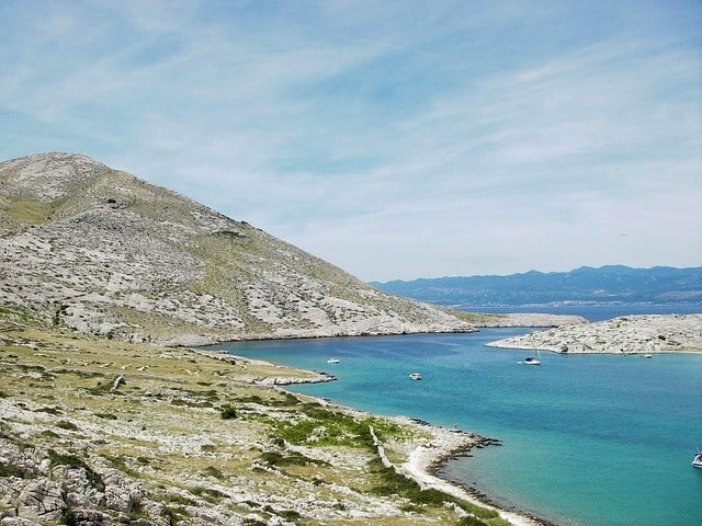 Die Inselgruppe der Kvarner Bucht an der kroatischen Adria.