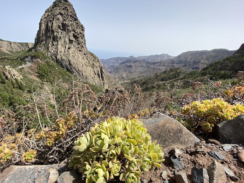 Roque de Agando auf La Gomera