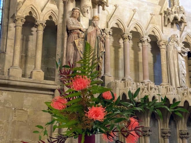 Stiftsfiguren Uta und Ekkehard im Naumburger Dom Sachsen-Anhalt