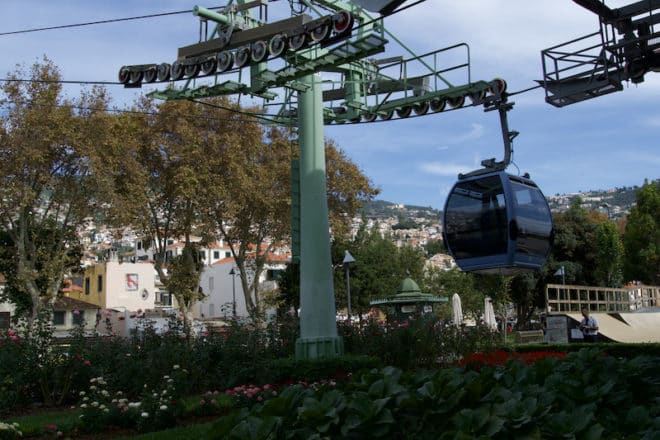 Seilbahn nach Monte auf der Insel Madeira