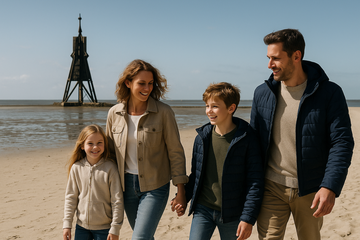 Familienurlaub an der Nordsee in Cuxhaven.